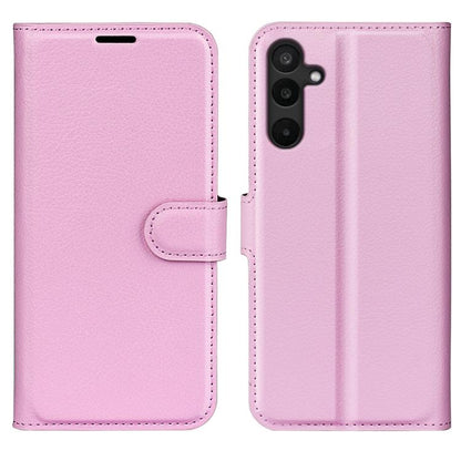 Litchi Texture Horizontal Flip Leather Phone Case with Holder, For Samsung Galaxy M16 / F16