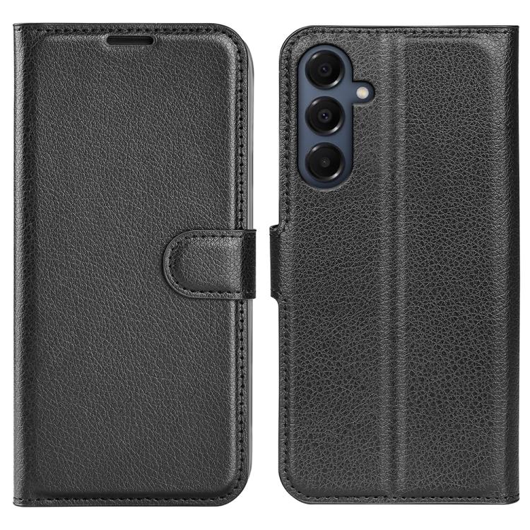 Litchi Texture Horizontal Flip Leather Phone Case with Holder, For Galaxy S25 FE 5G, For Galaxy A17 5G