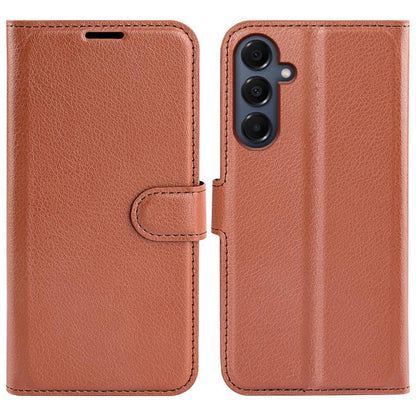 Litchi Texture Horizontal Flip Leather Phone Case with Holder, For Samsung Galaxy S25 FE 5G, For Samsung Galaxy A17 5G
