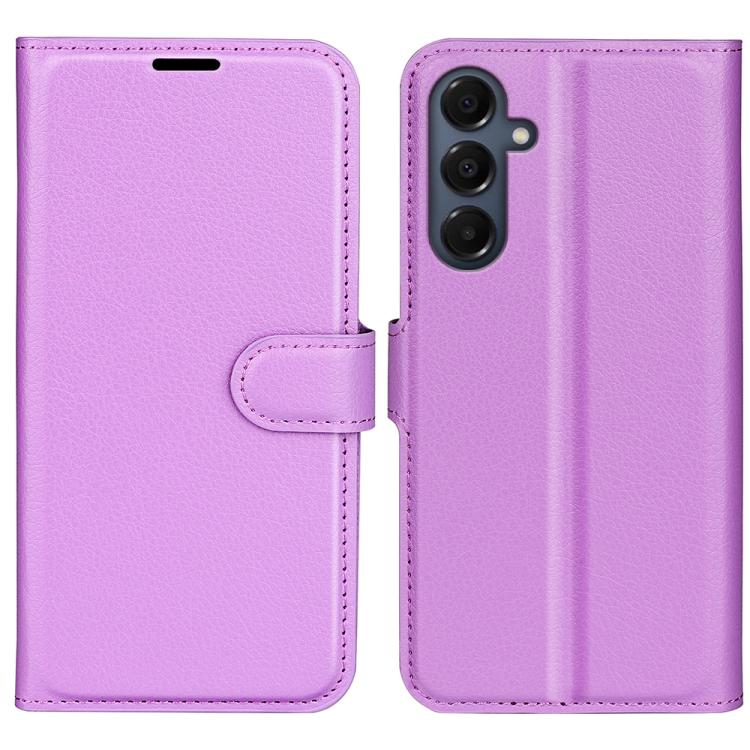 Litchi Texture Horizontal Flip Leather Phone Case with Holder, For Samsung Galaxy S25 FE 5G, For Samsung Galaxy A17 5G