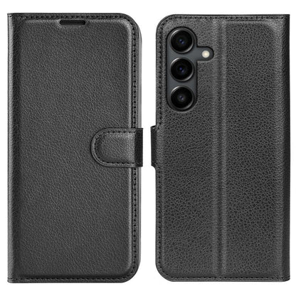 Litchi Texture Horizontal Flip Leather Phone Case with Holder, For Samsung Galaxy A27 5G, For Samsung Galaxy S25 FE 5G