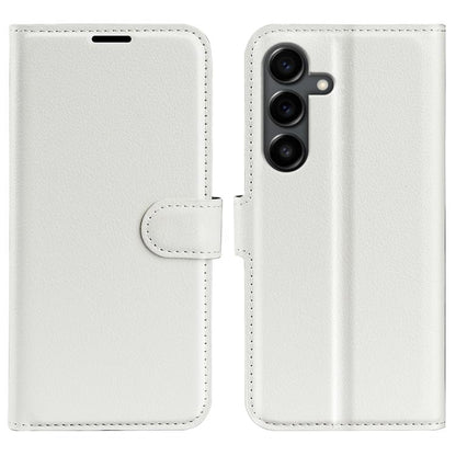 Litchi Texture Horizontal Flip Leather Phone Case with Holder, For Samsung Galaxy A27 5G, For Samsung Galaxy S25 FE 5G