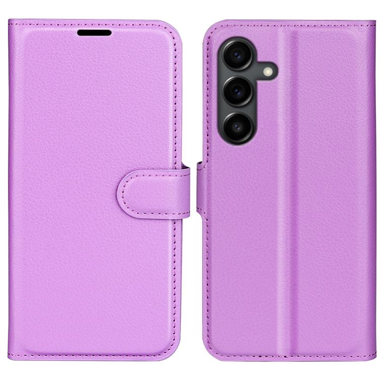 Litchi Texture Horizontal Flip Leather Phone Case with Holder, For Samsung Galaxy A27 5G, For Samsung Galaxy S25 FE 5G