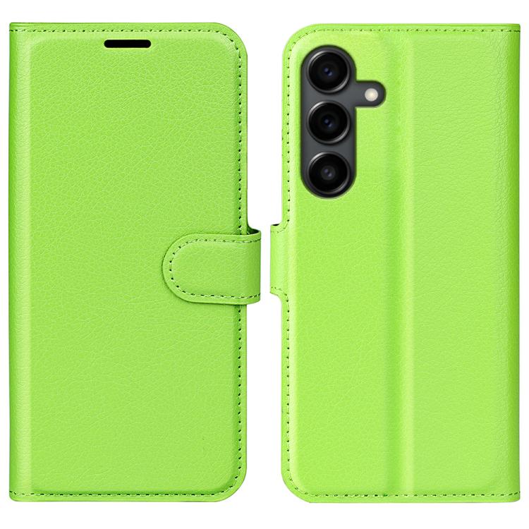Litchi Texture Horizontal Flip Leather Phone Case with Holder, For Samsung Galaxy A27 5G, For Samsung Galaxy S25 FE 5G