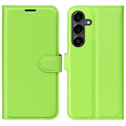 Litchi Texture Horizontal Flip Leather Phone Case with Holder, For Samsung Galaxy A27 5G, For Samsung Galaxy S25 FE 5G