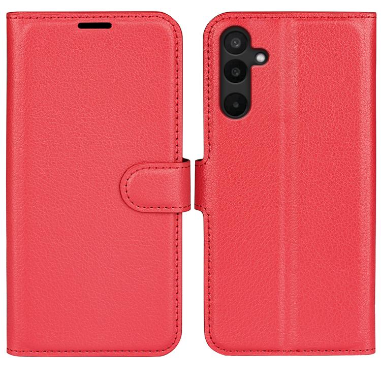 Litchi Texture Horizontal Flip Leather Phone Case with Holder, For Samsung Galaxy M16 / F16