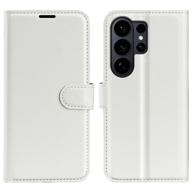 Litchi Texture Horizontal Flip Leather Phone Case with Holder, For Galaxy S26 Edge 5G, For Galaxy S26 Ultra 5G