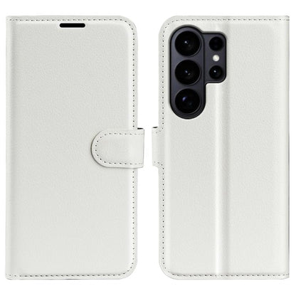 Litchi Texture Horizontal Flip Leather Phone Case with Holder, For Galaxy S26 Edge 5G, For Galaxy S26 Ultra 5G