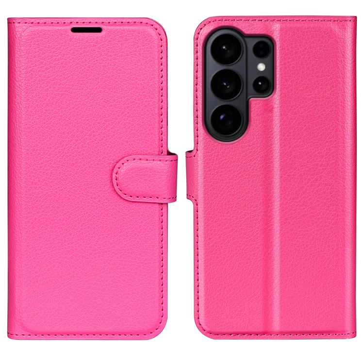 Litchi Texture Horizontal Flip Leather Phone Case with Holder, For Galaxy S26 Edge 5G, For Galaxy S26 Ultra 5G