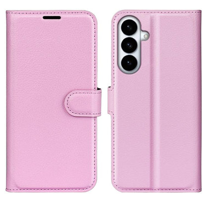 Litchi Texture Horizontal Flip Leather Phone Case with Holder, For Galaxy S26 FE 5G, For Galaxy S26+ 5G