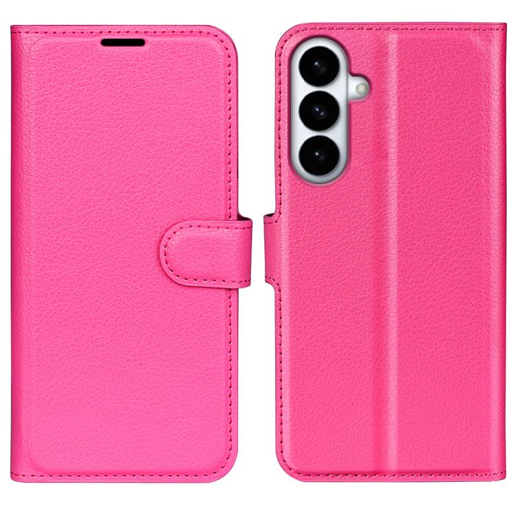 Litchi Texture Horizontal Flip Leather Phone Case with Holder, For Galaxy S26 FE 5G, For Galaxy S26+ 5G