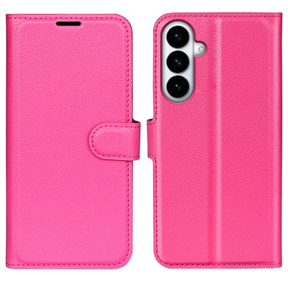 Litchi Texture Horizontal Flip Leather Phone Case with Holder, For Galaxy S26 FE 5G, For Galaxy S26+ 5G