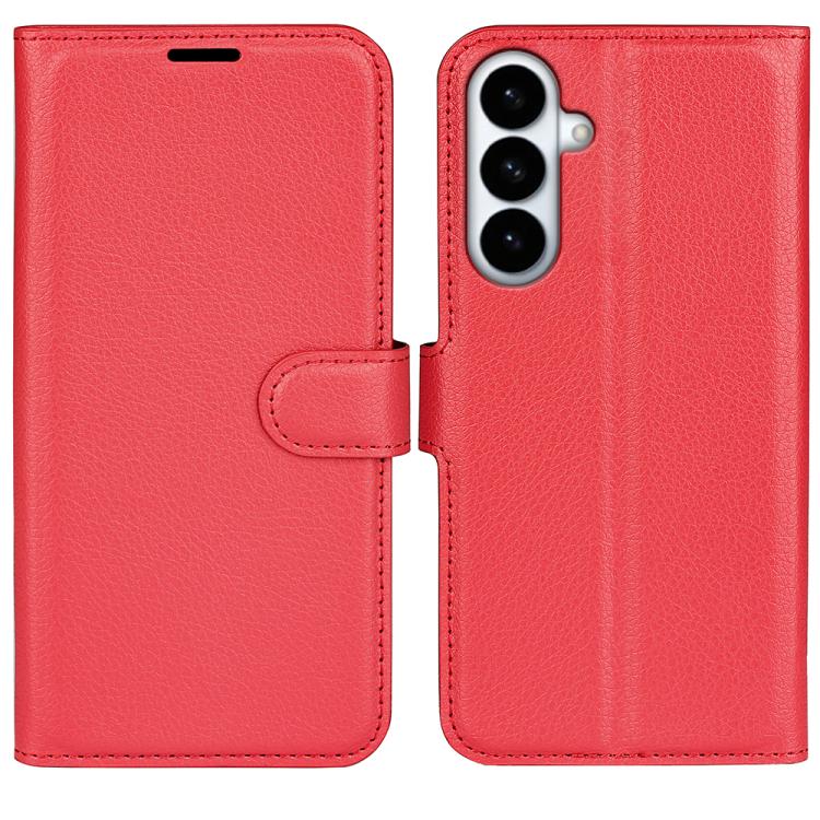 Litchi Texture Horizontal Flip Leather Phone Case with Holder, For Galaxy S26 FE 5G, For Galaxy S26+ 5G