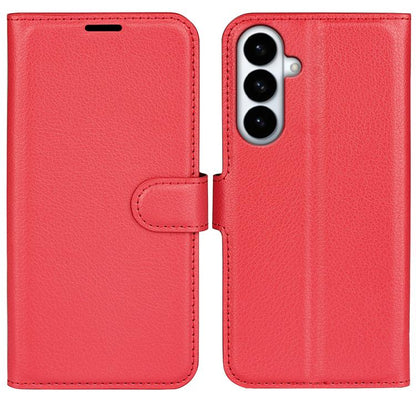Litchi Texture Horizontal Flip Leather Phone Case with Holder, For Galaxy S26 FE 5G, For Galaxy S26+ 5G