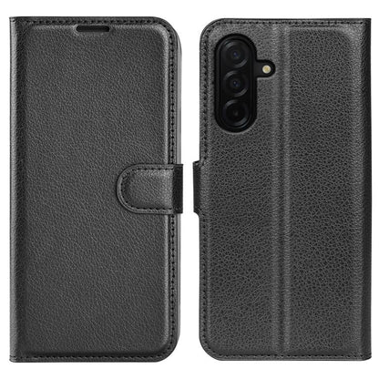 Litchi Texture Horizontal Flip Leather Phone Case with Holder, For Samsung Galaxy A27 5G, For Samsung Galaxy S25 FE 5G