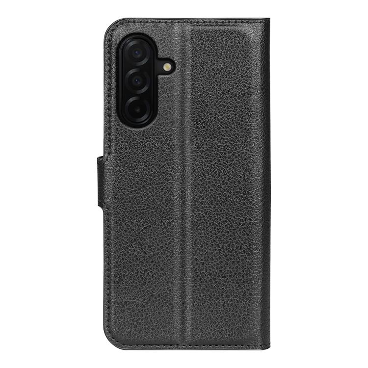 Litchi Texture Horizontal Flip Leather Phone Case with Holder, For Samsung Galaxy A27 5G, For Samsung Galaxy S25 FE 5G