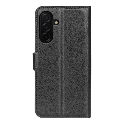 Litchi Texture Horizontal Flip Leather Phone Case with Holder, For Samsung Galaxy A27 5G, For Samsung Galaxy S25 FE 5G