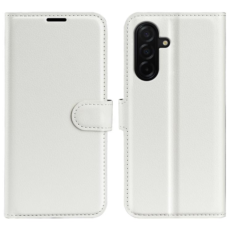 Litchi Texture Horizontal Flip Leather Phone Case with Holder, For Samsung Galaxy A27 5G, For Samsung Galaxy S25 FE 5G