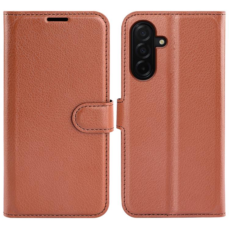 Litchi Texture Horizontal Flip Leather Phone Case with Holder, For Samsung Galaxy A27 5G, For Samsung Galaxy S25 FE 5G
