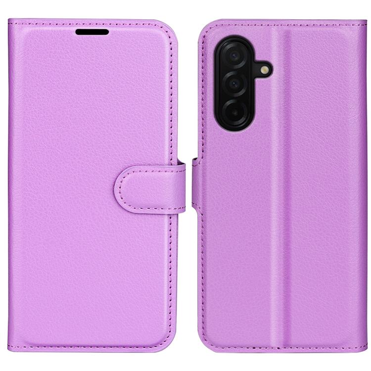 Litchi Texture Horizontal Flip Leather Phone Case with Holder, For Samsung Galaxy A27 5G, For Samsung Galaxy S25 FE 5G