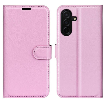 Litchi Texture Horizontal Flip Leather Phone Case with Holder, For Samsung Galaxy A27 5G, For Samsung Galaxy S25 FE 5G