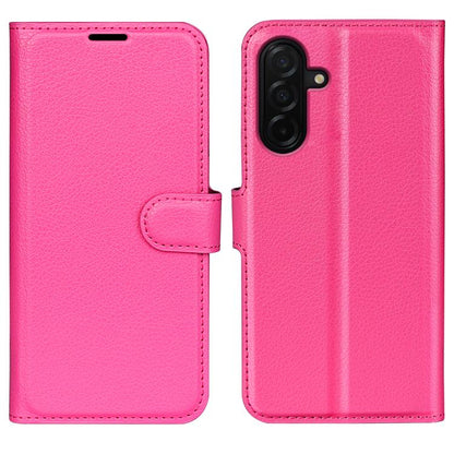 Litchi Texture Horizontal Flip Leather Phone Case with Holder, For Samsung Galaxy A27 5G, For Samsung Galaxy S25 FE 5G