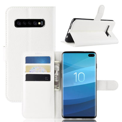 Litchi Texture Horizontal Flip Leather Phone Case with Holder, For Samsung Galaxy S10 5G 6.7, For Samsung Galaxy M36 5G / F36 5G