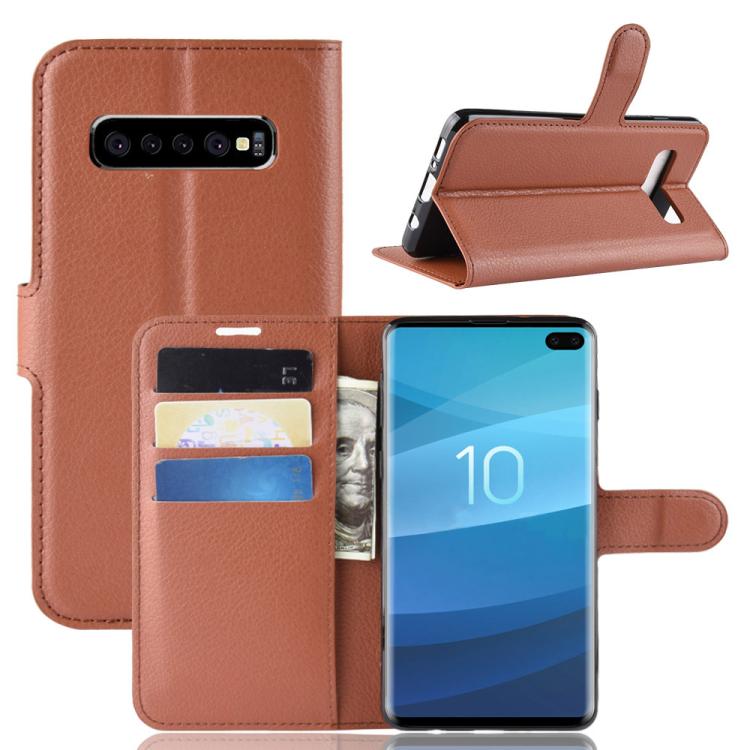Litchi Texture Horizontal Flip Leather Phone Case with Holder, For Samsung Galaxy S10 5G 6.7, For Samsung Galaxy M36 5G / F36 5G