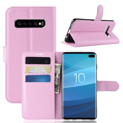 Litchi Texture Horizontal Flip Leather Phone Case with Holder, For Samsung Galaxy S10 5G 6.7, For Samsung Galaxy M36 5G / F36 5G