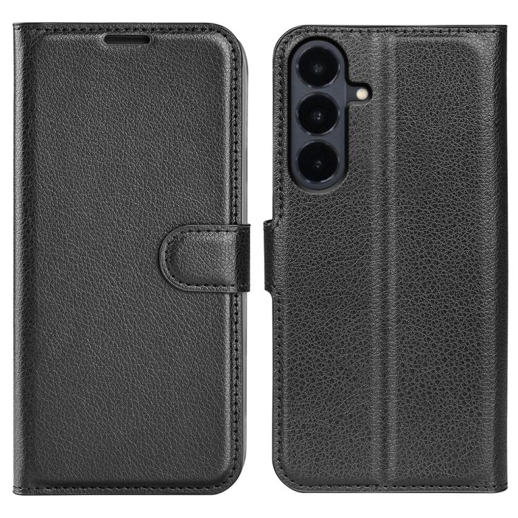 Litchi Texture Horizontal Flip Leather Phone Case with Holder, For Galaxy S26 FE 5G, For Galaxy S26+ 5G