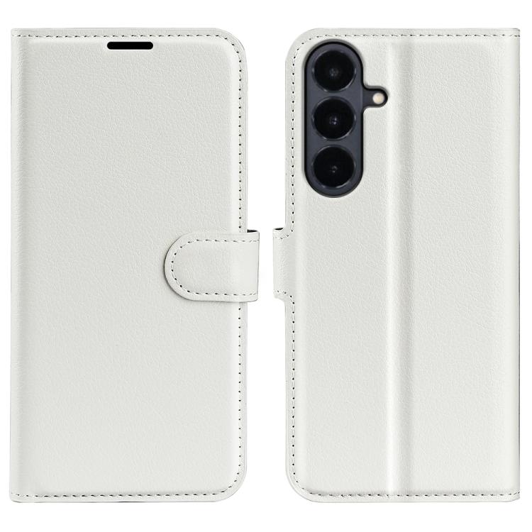 Litchi Texture Horizontal Flip Leather Phone Case with Holder, For Galaxy S26 FE 5G, For Galaxy S26+ 5G
