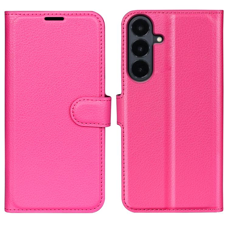 Litchi Texture Horizontal Flip Leather Phone Case with Holder, For Galaxy S26 FE 5G, For Galaxy S26+ 5G