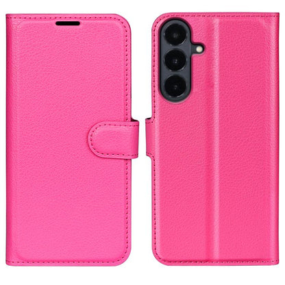 Litchi Texture Horizontal Flip Leather Phone Case with Holder, For Galaxy S26 FE 5G, For Galaxy S26+ 5G