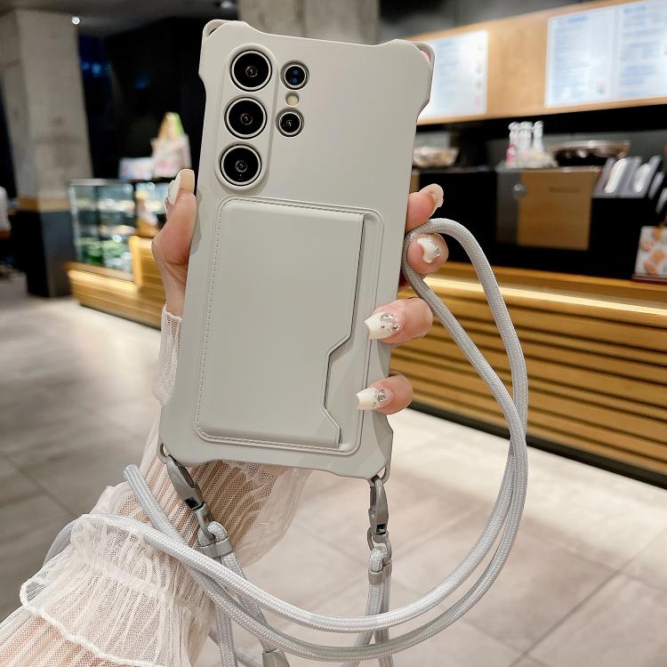 Liquid TPU Card Bag Four Corner Shockproof Phone Case, For Samsung Galaxy A14 5G, For Samsung Galaxy A53 5G, For Samsung Galaxy S22 Ultra 5G