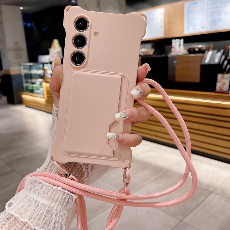 Liquid TPU Card Bag Four Corner Shockproof Phone Case, For Samsung Galaxy A14 4G, For Samsung Galaxy A34 5G, For Samsung Galaxy A54  5G