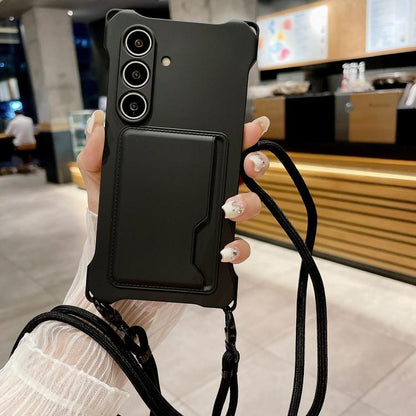 Liquid TPU Card Bag Four Corner Shockproof Phone Case, For Samsung Galaxy A14 5G, For Samsung Galaxy A53 5G, For Samsung Galaxy S22 Ultra 5G