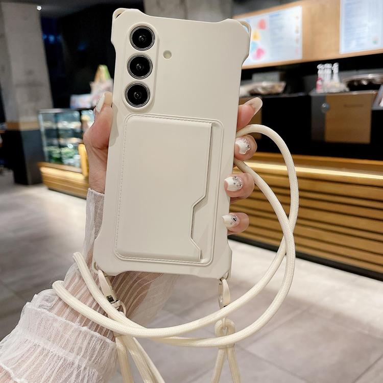 Liquid TPU Card Bag Four Corner Shockproof Phone Case, For Samsung Galaxy A16, For Samsung Galaxy S24 FE 5G, For Samsung Galaxy A55