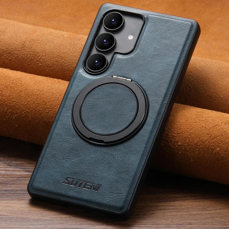 Suteni G3 Oil Wax 360 Rotation Holder MagSafe Back Phone Case, For Samsung Galaxy S25 5G, For Samsung Galaxy S25+ 5G, For Samsung Galaxy S25 Ultra 5G, For Samsung Galaxy S24 Ultra 5G, For Samsung Galaxy S24+ 5G, For Samsung Galaxy S24 5G               ...