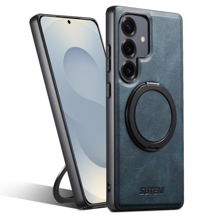 Suteni G3 Oil Wax 360 Rotation Holder MagSafe Back Phone Case, For Samsung Galaxy S25 5G, For Samsung Galaxy S25+ 5G, For Samsung Galaxy S25 Ultra 5G, For Samsung Galaxy S24 Ultra 5G, For Samsung Galaxy S24+ 5G, For Samsung Galaxy S24 5G               ...