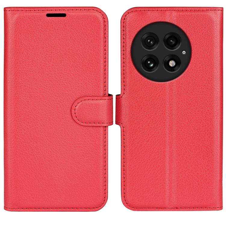 Litchi Texture Horizontal Flip Leather Phone Case with Holder, For OnePlus 13R, For OnePlus 13