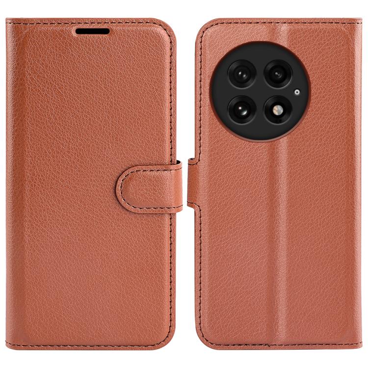 Litchi Texture Horizontal Flip Leather Phone Case with Holder, For OnePlus 13R, For OnePlus 13