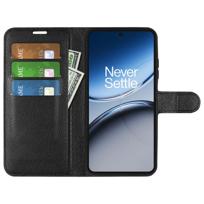 Litchi Texture Horizontal Flip Leather Phone Case with Holder, For OnePlus Nord 4
