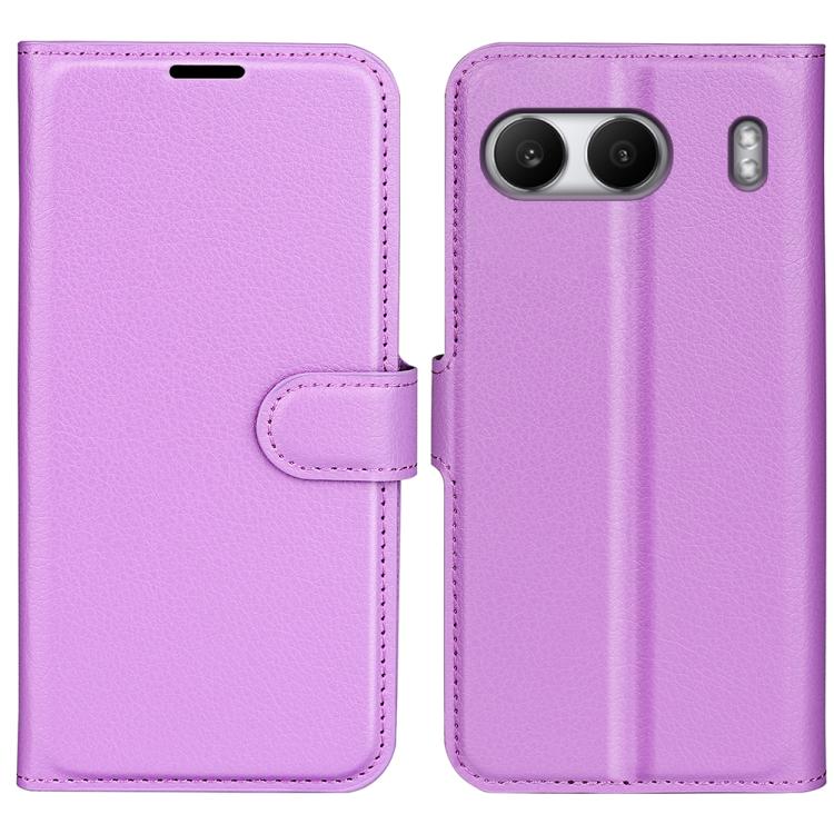 Litchi Texture Horizontal Flip Leather Phone Case with Holder, For OnePlus Nord 4