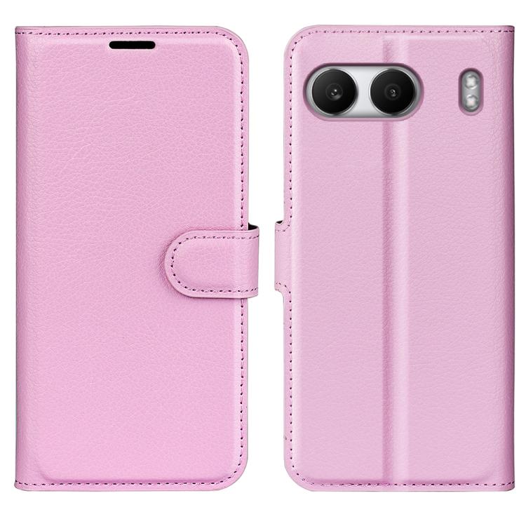 Litchi Texture Horizontal Flip Leather Phone Case with Holder, For OnePlus Nord 4