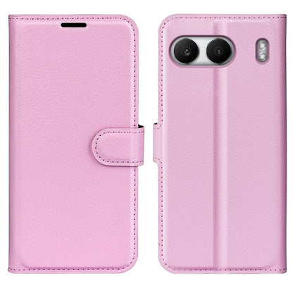 Litchi Texture Horizontal Flip Leather Phone Case with Holder, For OnePlus Nord 4
