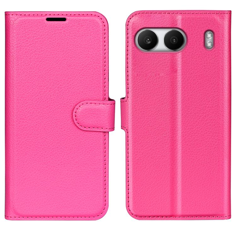 Litchi Texture Horizontal Flip Leather Phone Case with Holder, For OnePlus Nord 4