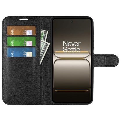 Litchi Texture Horizontal Flip Leather Phone Case with Holder, For OnePlus Nord CE5 / Ace 5 Racing, For OnePlus 13T
