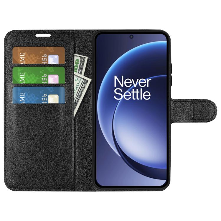Litchi Texture Horizontal Flip Leather Phone Case with Holder, For OnePlus 15, For OnePlus Nord 5 / Ace 5 Ultra