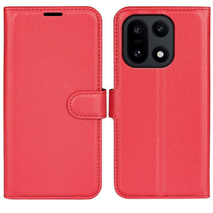 Litchi Texture Horizontal Flip Leather Phone Case with Holder, For OnePlus 15, For OnePlus Nord 5 / Ace 5 Ultra