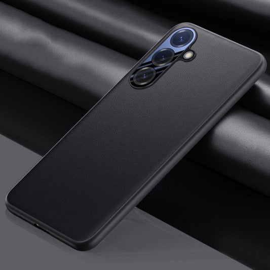 Plain-leather All-inclusive Shockproof Phone Case, For Samsung Galaxy S25 5G, For Samsung Galaxy S25+ 5G, For Samsung Galaxy S25 Ultra 5G